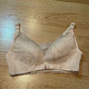 Blush nude lace Racerback bra‎ 38